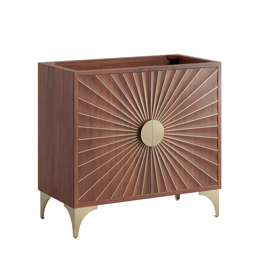 Daylight 36" Bathroom Vanity Cabinet - Walnut