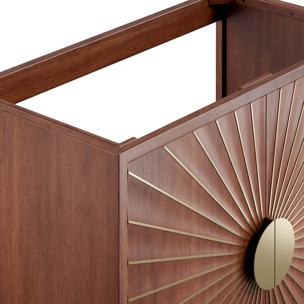 Daylight 36" Bathroom Vanity Cabinet - Walnut