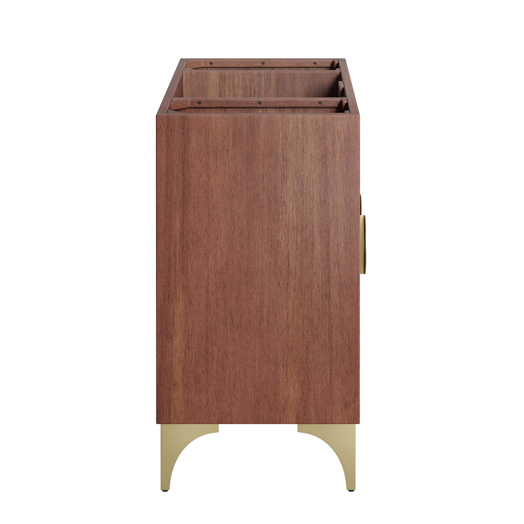 Daylight 48" Single Sink Compatible (Not Included) Bathroom Vanity Cabinet - Walnut