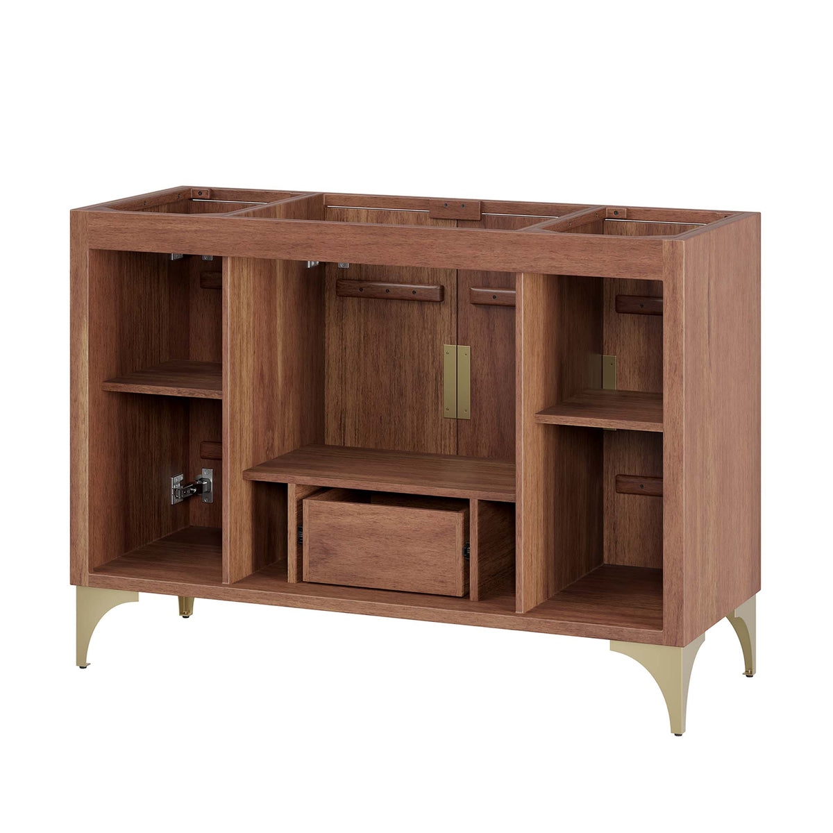 Daylight 48" Single Sink Compatible (Not Included) Bathroom Vanity Cabinet - Walnut