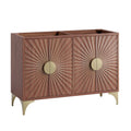 Daylight 48" Double Sink Compatible (Not Included) Bathroom Vanity Cabinet - Walnut