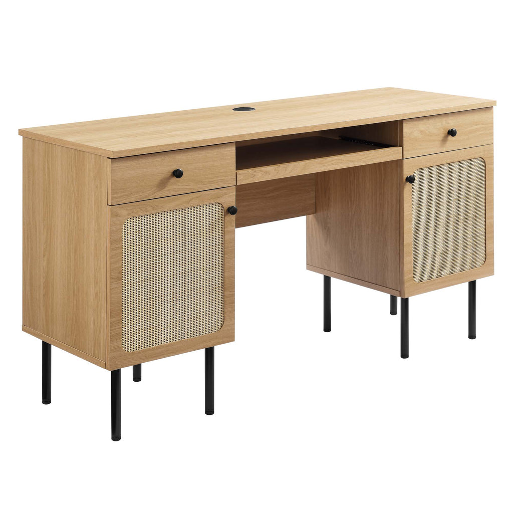 Chaucer Office Desk - Oak