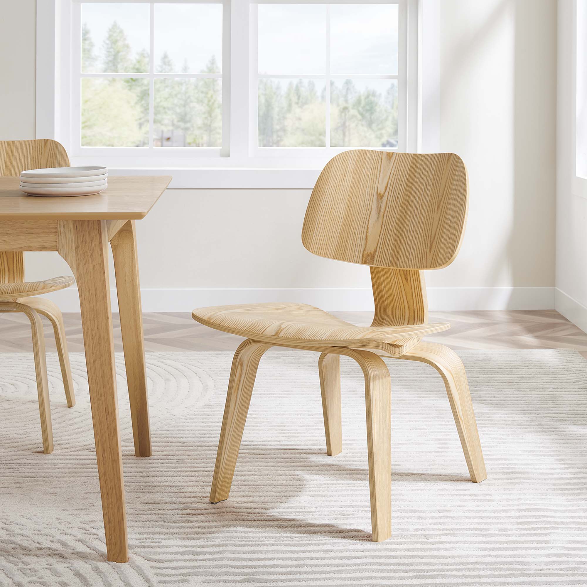 Fathom Wood Dining Chair - Natural