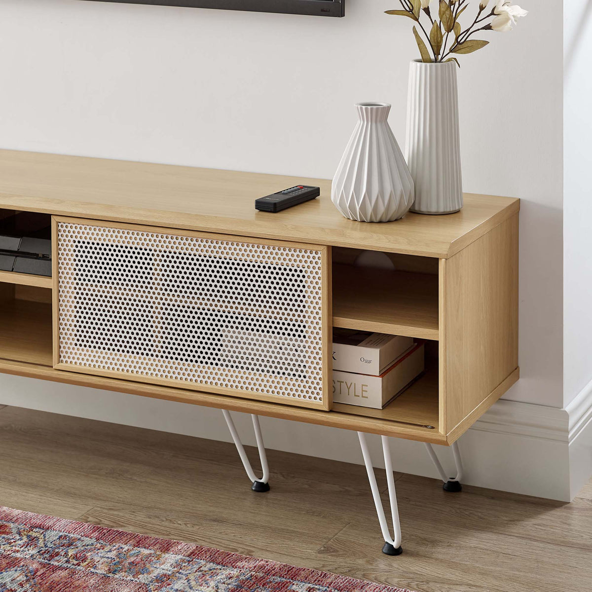 Nomad 59" TV Stand - Oak