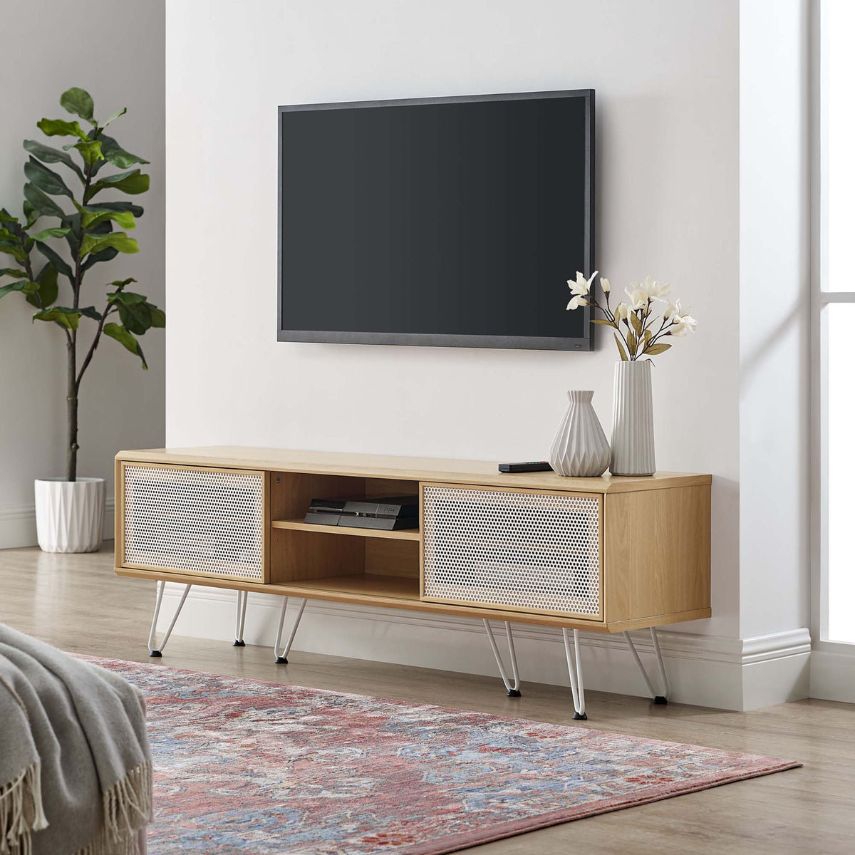 Nomad 59" TV Stand - Oak