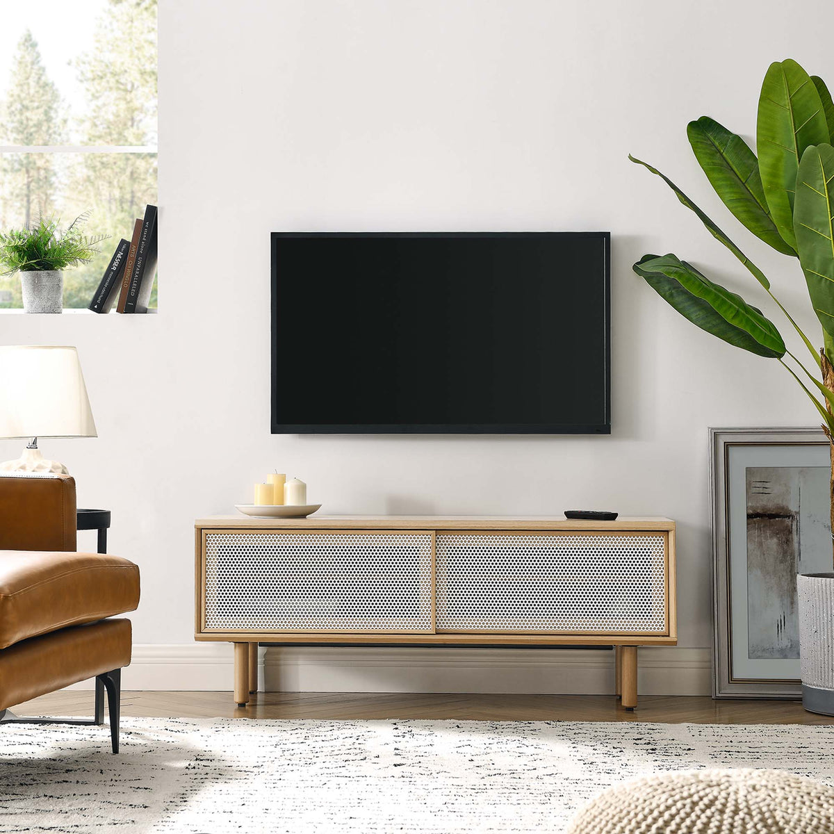 Kurtis 47" TV Stand - Oak