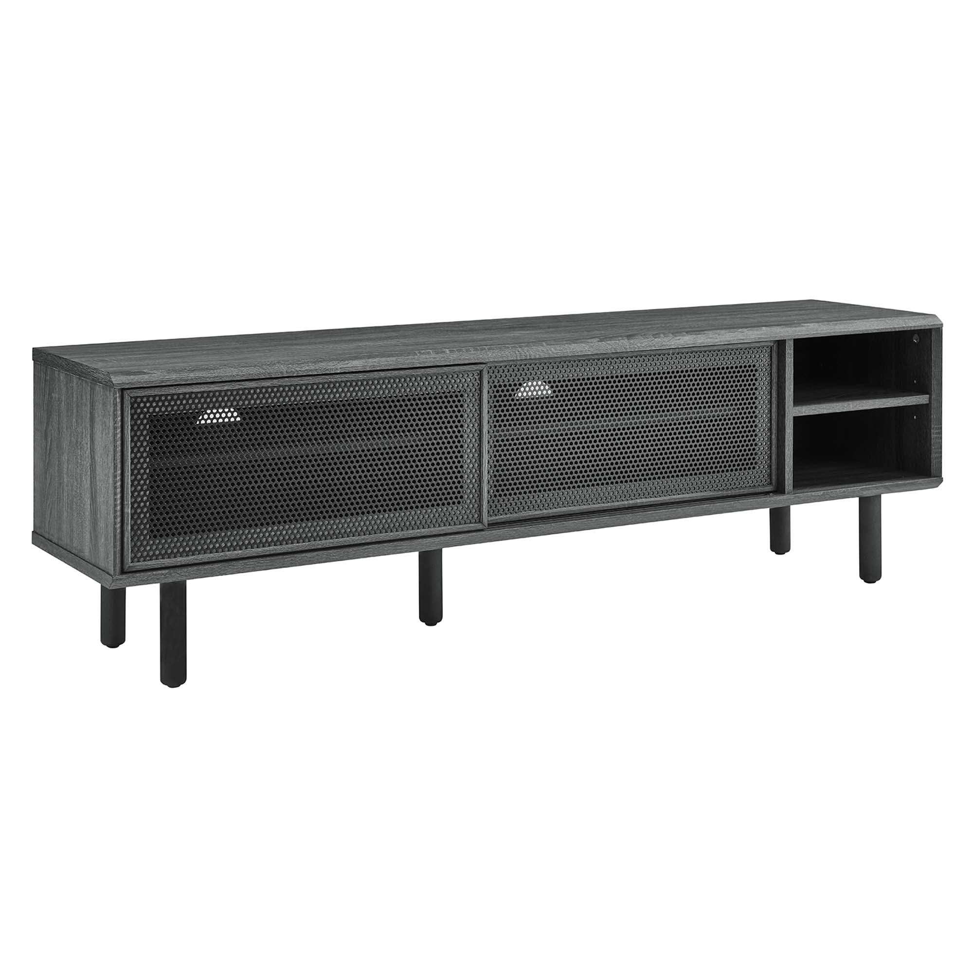 Kurtis 60" TV Stand - Charcoal