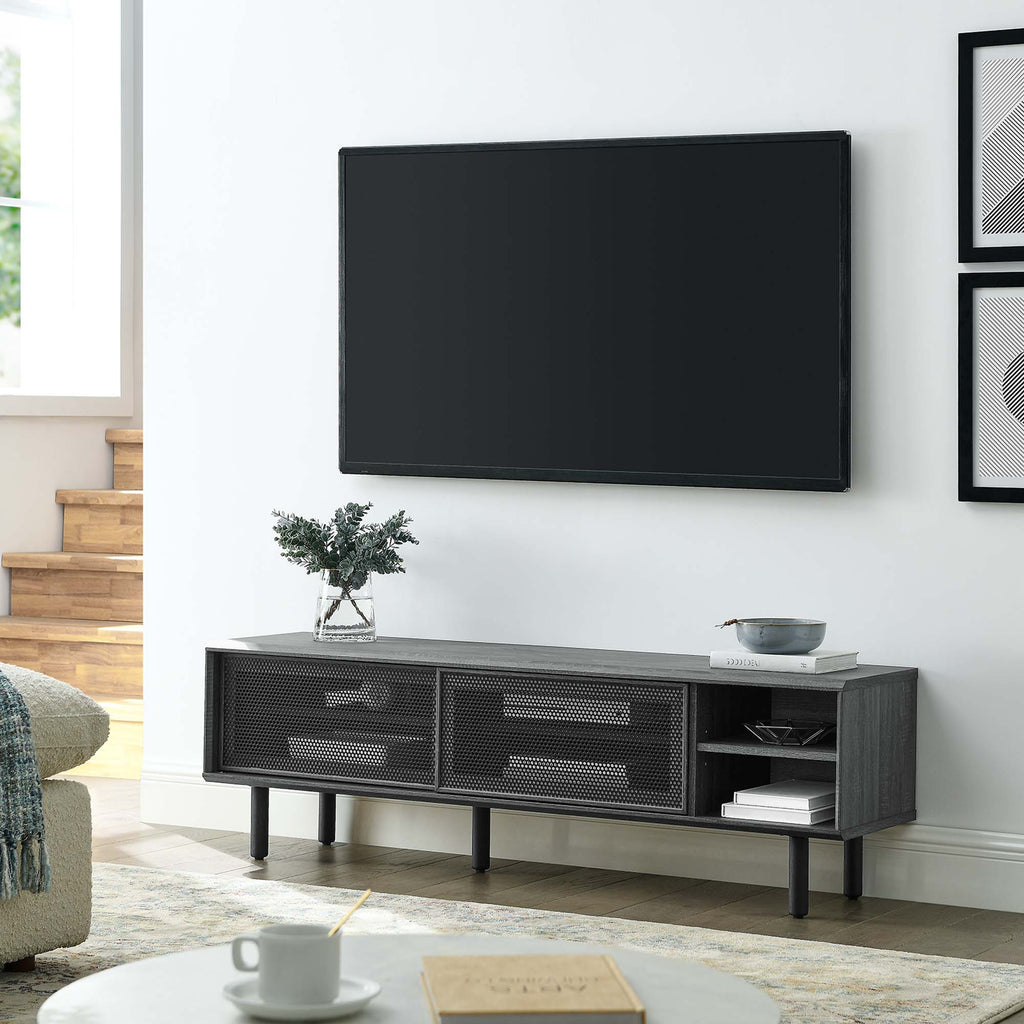 Kurtis 60" TV Stand - Charcoal