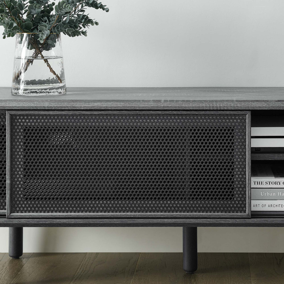 Kurtis 60" TV Stand - Charcoal
