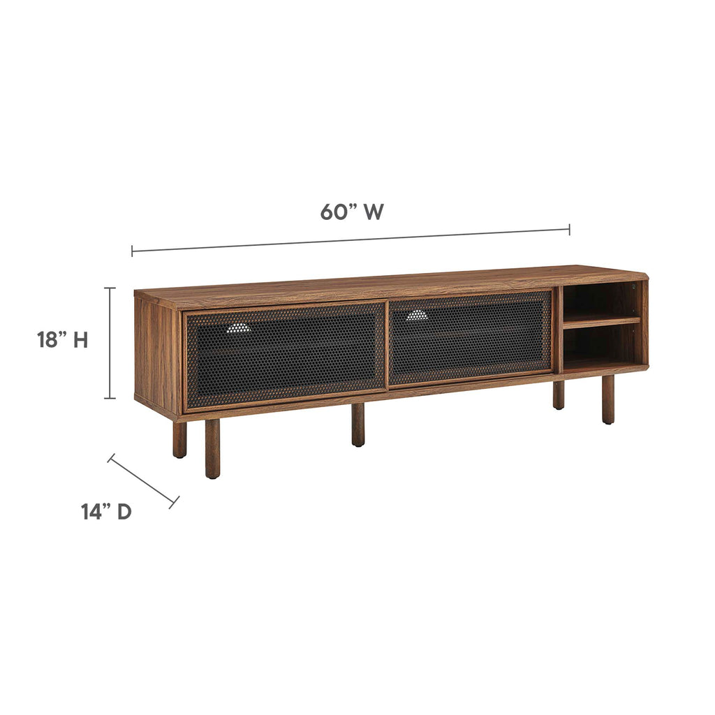 Kurtis 60" TV Stand - Walnut