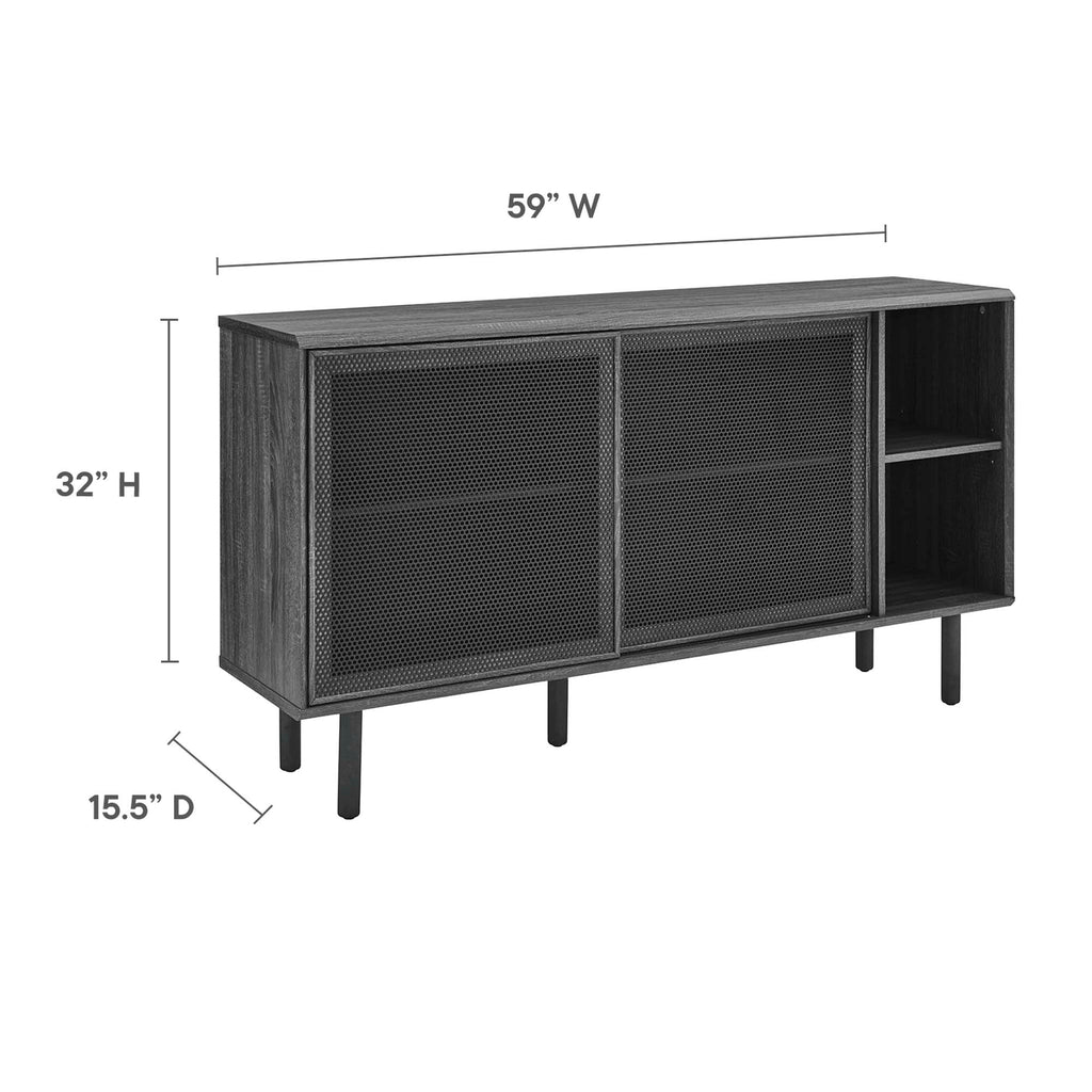 Kurtis 59" Sideboard - Charcoal