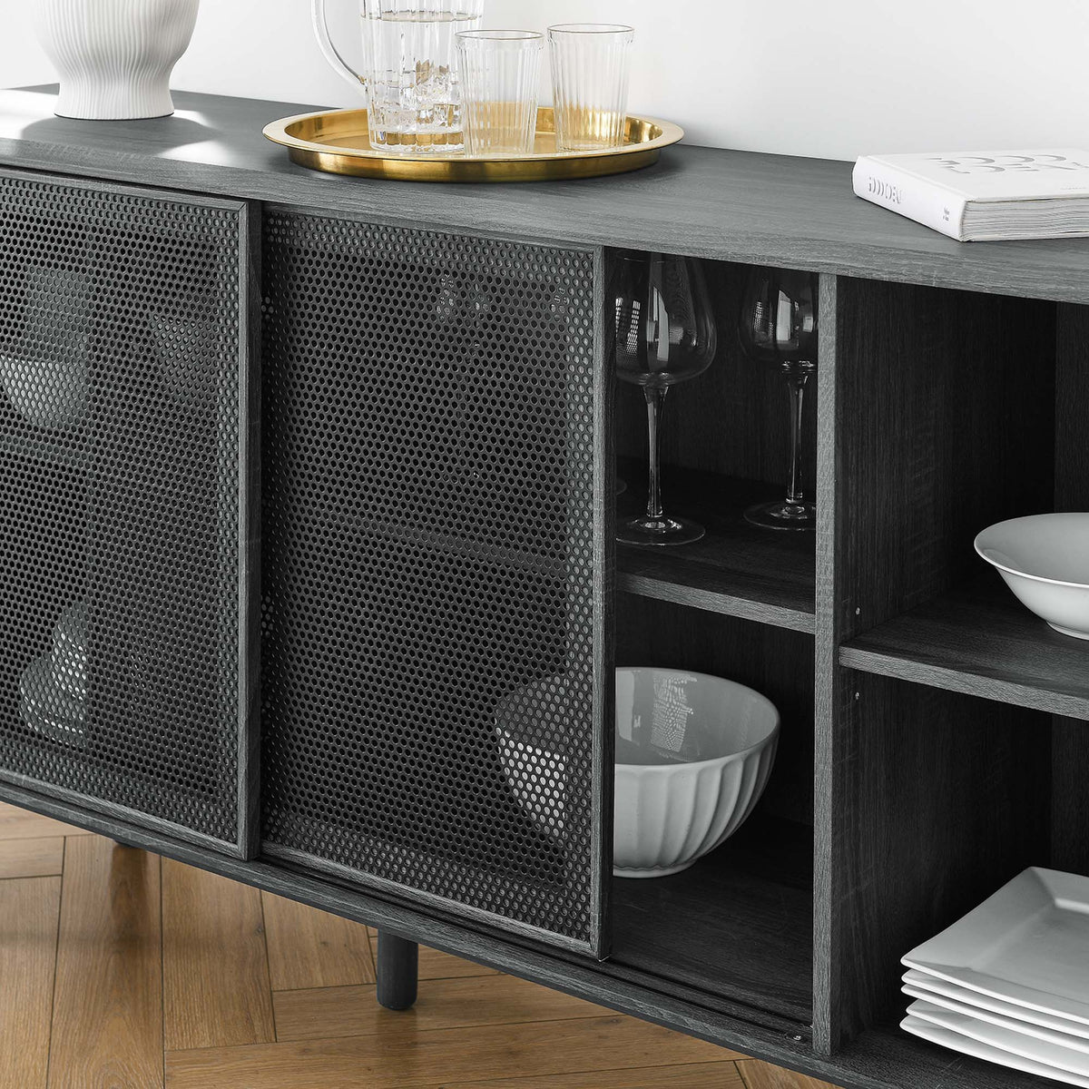 Kurtis 59" Sideboard - Charcoal