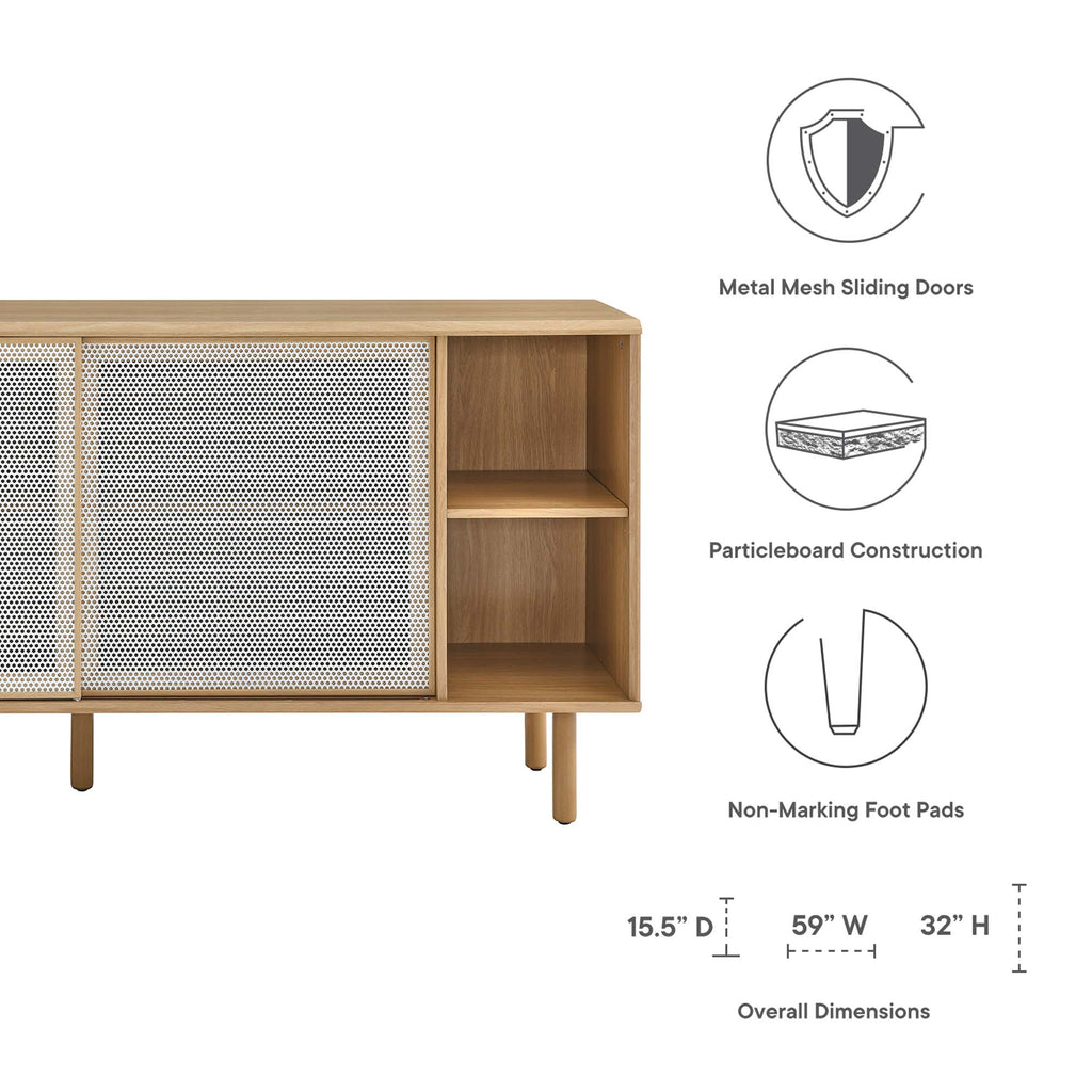 Kurtis 59" Sideboard - Oak