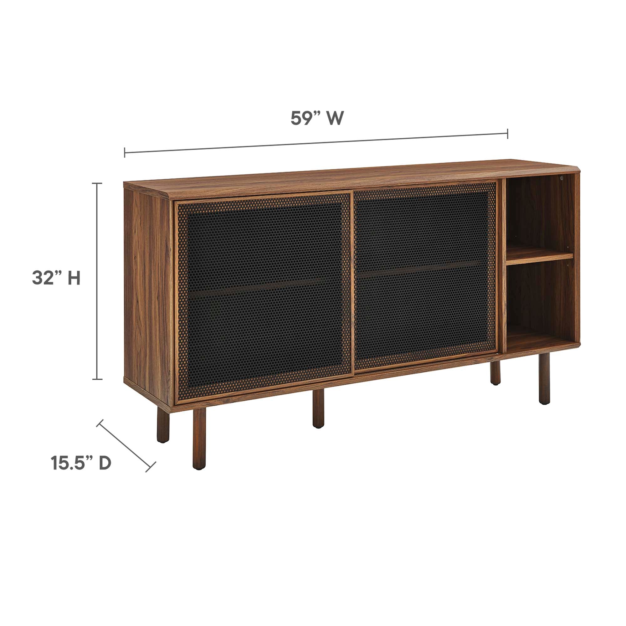 Kurtis 59" Sideboard - Walnut