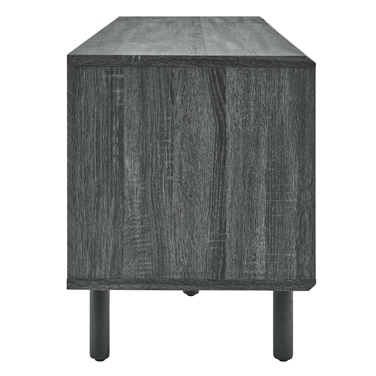 Kurtis 67" TV and Vinyl Record Stand - Charcoal