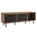 Kurtis 67" TV and Vinyl Record Stand - Walnut