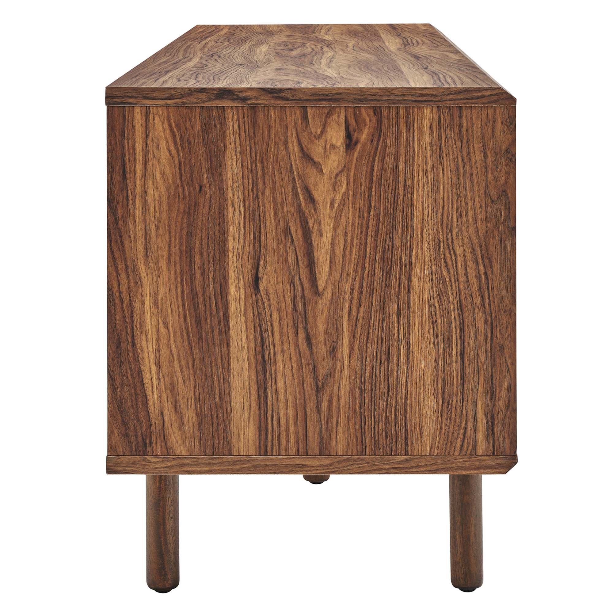 Kurtis 67" TV and Vinyl Record Stand - Walnut