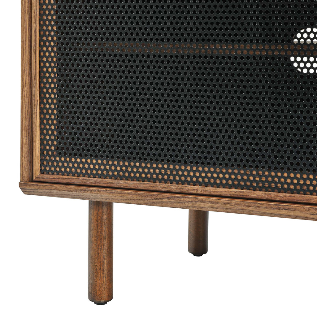 Kurtis 67" TV and Vinyl Record Stand - Walnut