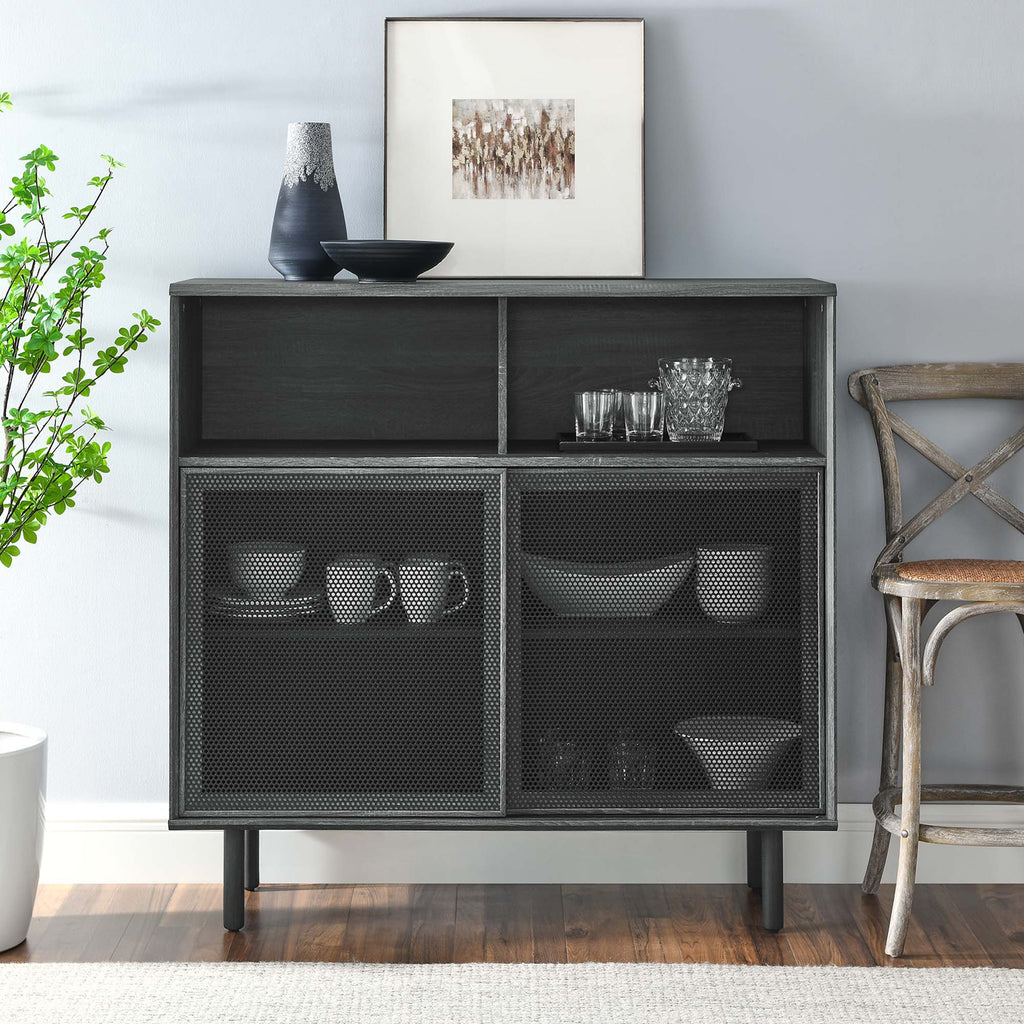 Kurtis 47" Display Cabinet - Charcoal
