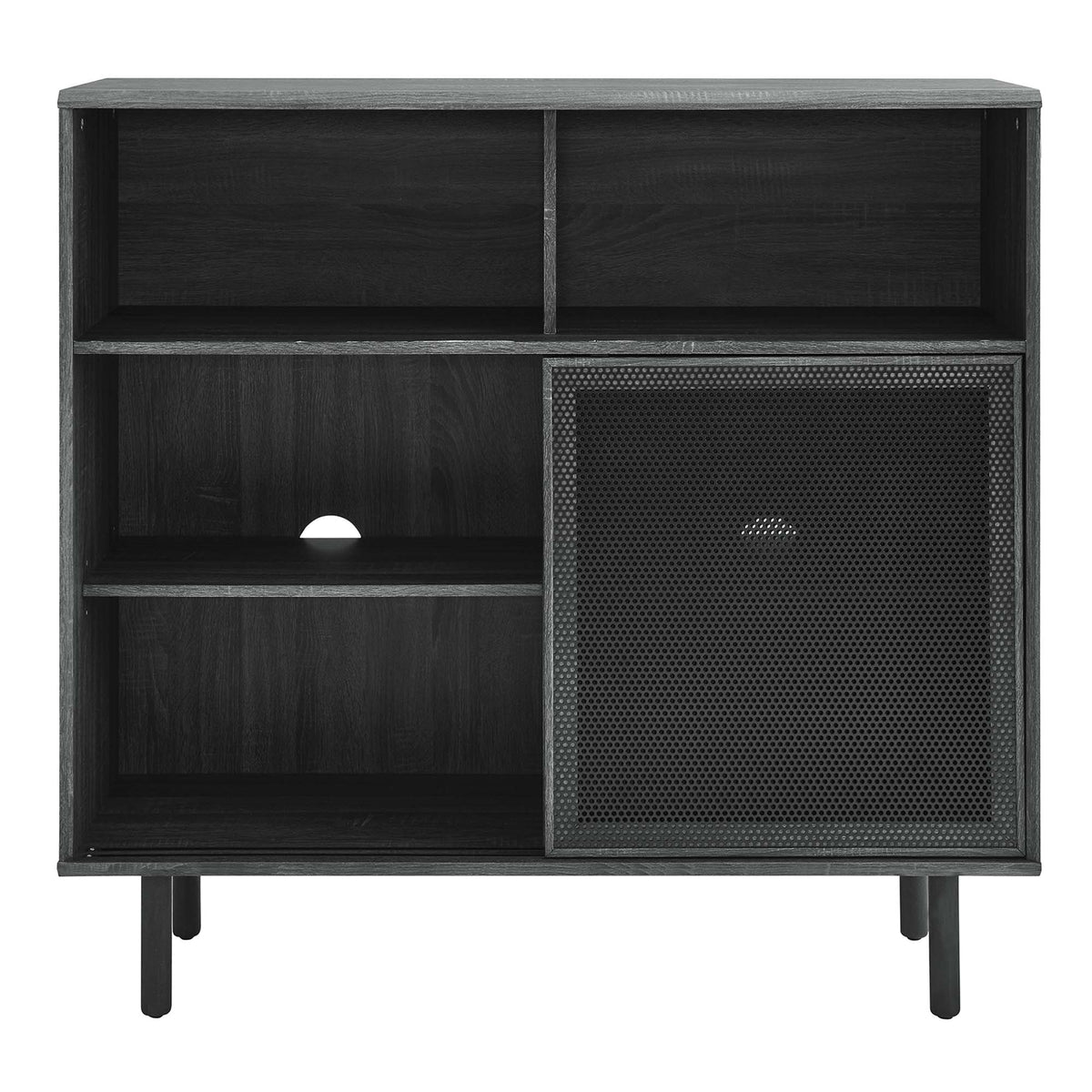 Kurtis 47" Display Cabinet - Charcoal