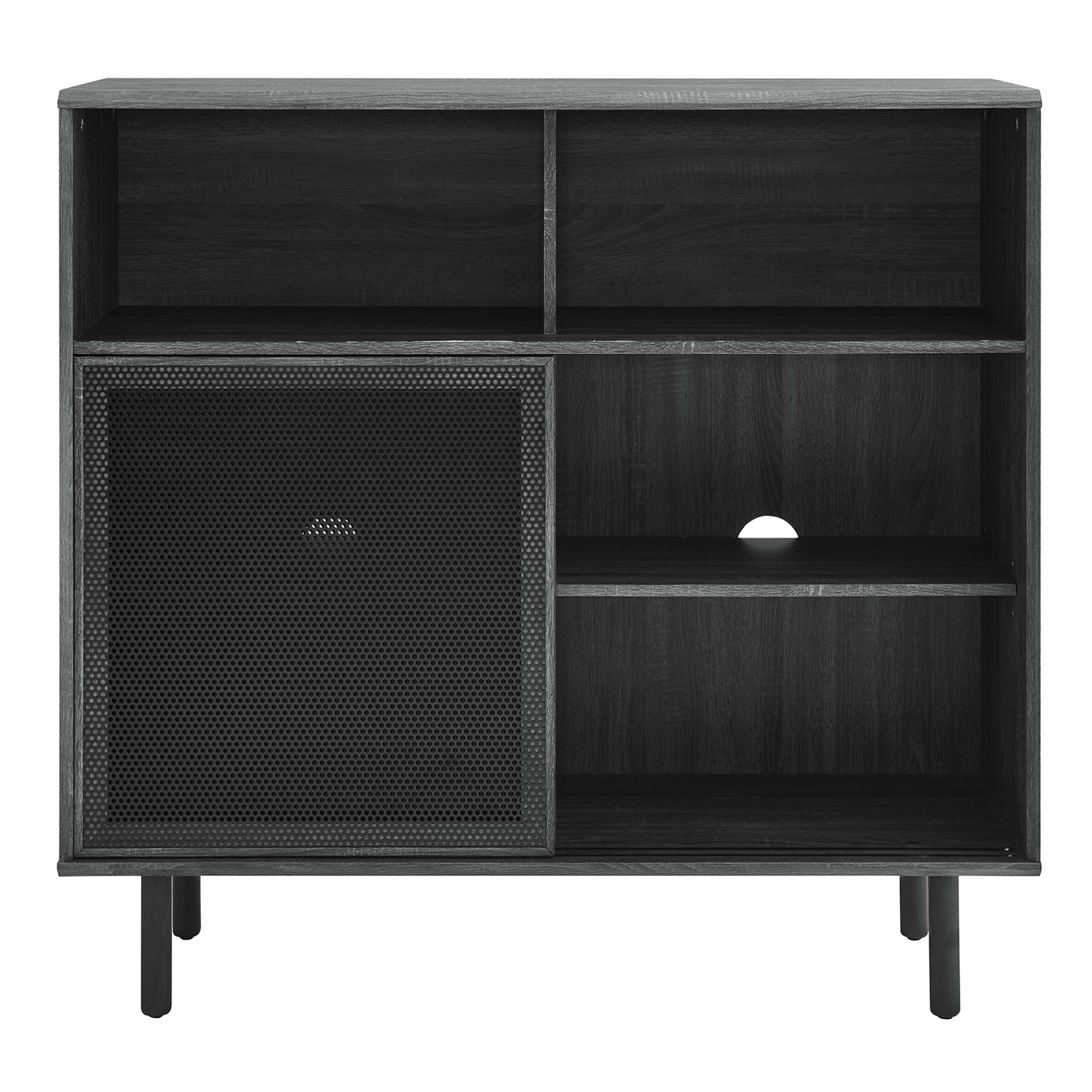 Kurtis 47" Display Cabinet - Charcoal