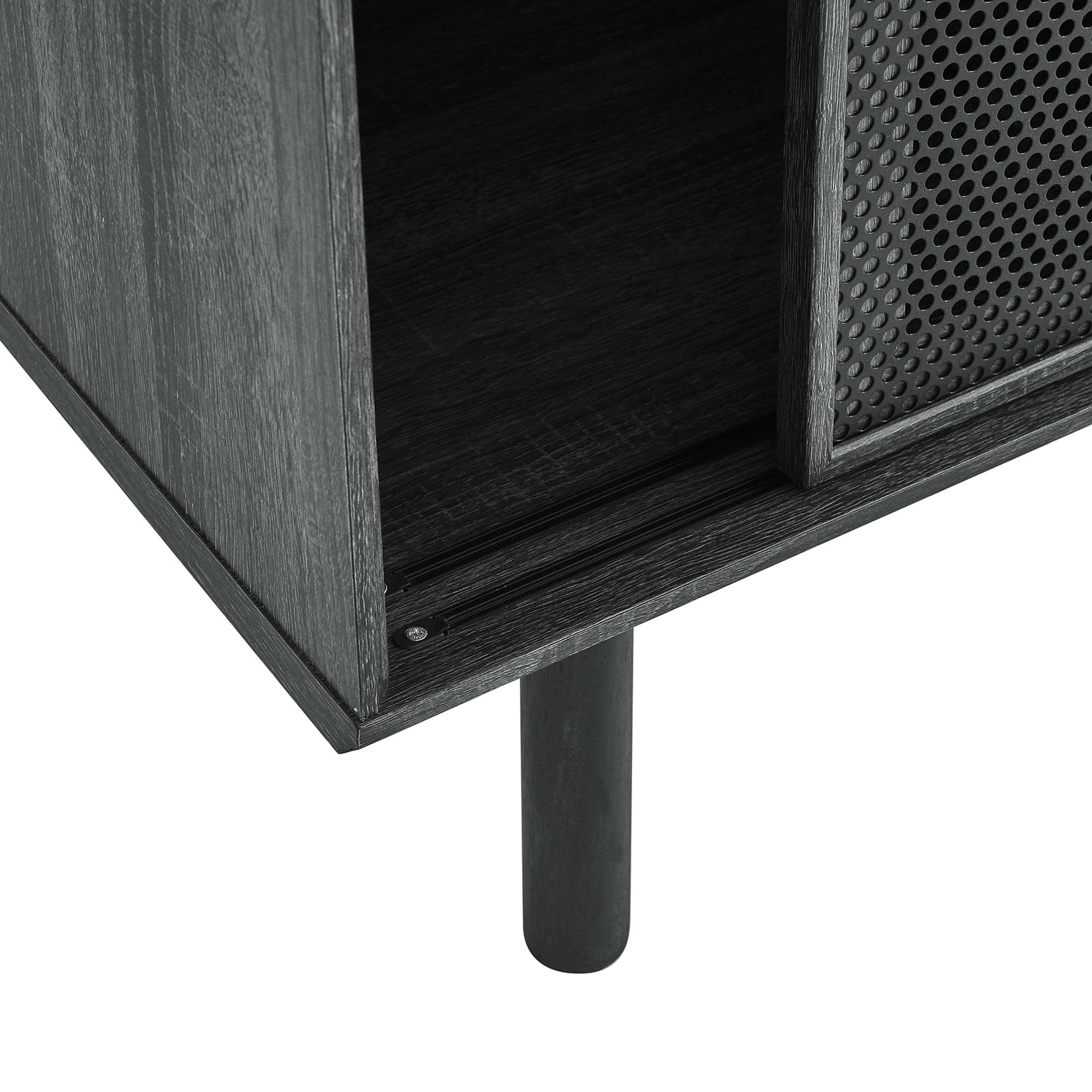 Kurtis 47" Display Cabinet - Charcoal
