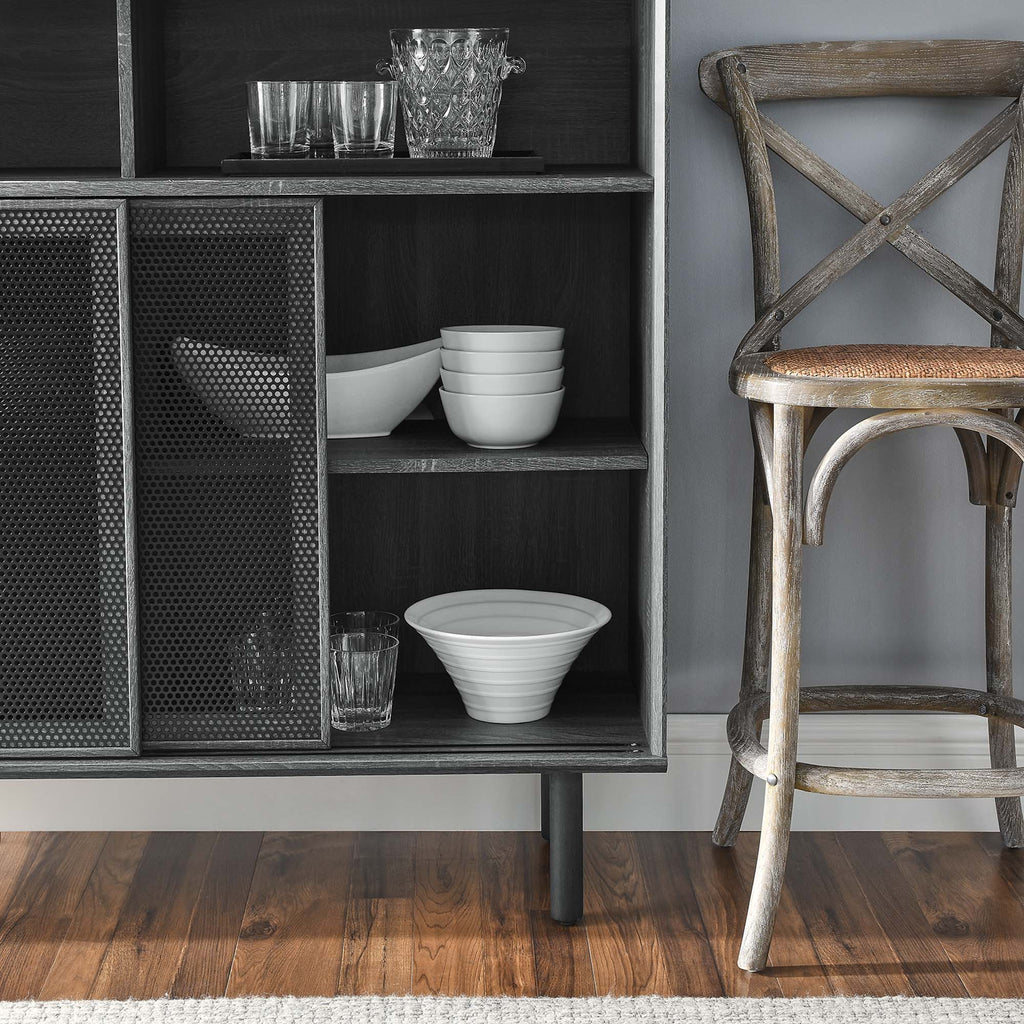 Kurtis 47" Display Cabinet - Charcoal