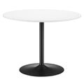 Amuse 40" Dining Table - Black White