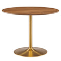 Amuse 40" Dining Table - Gold Walnut