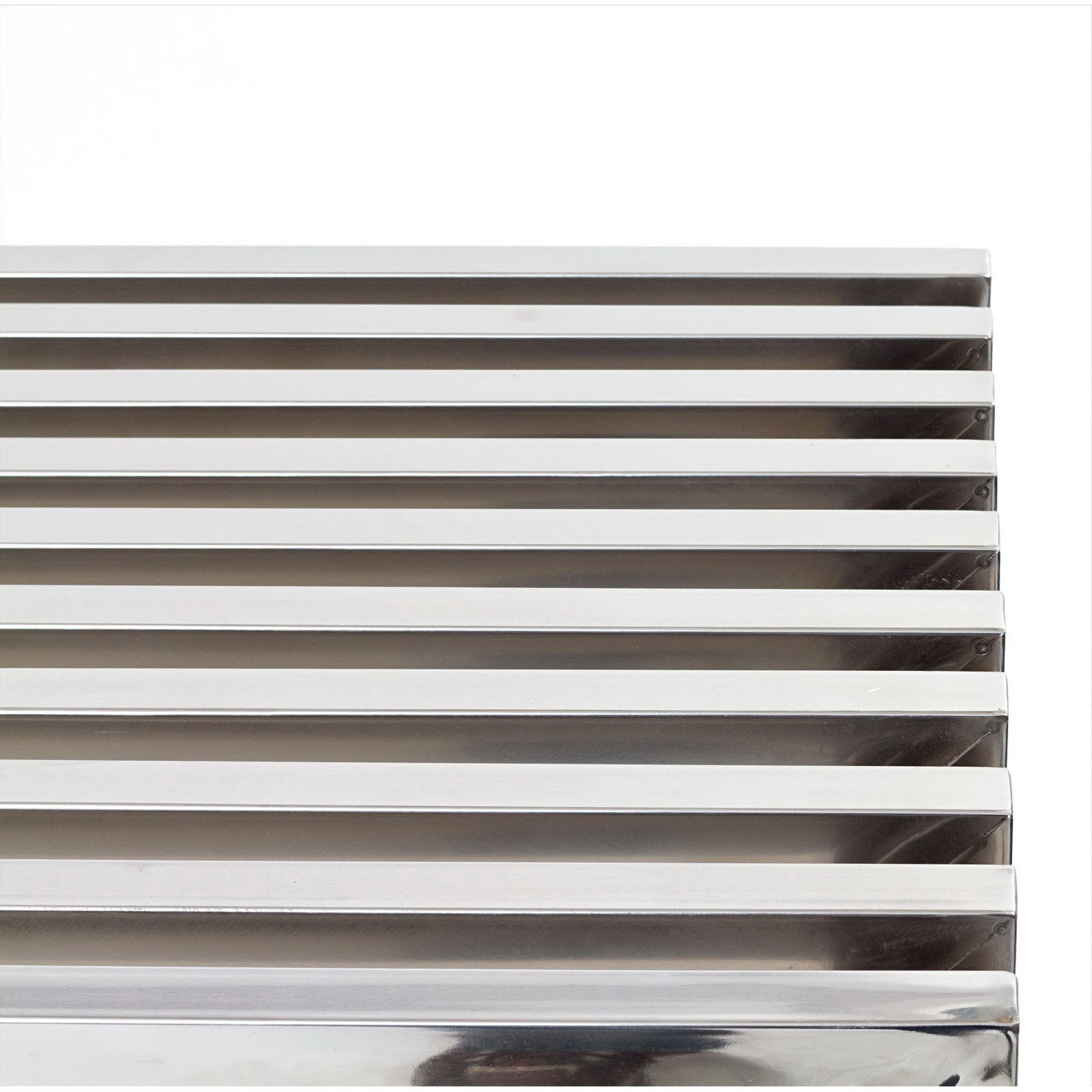 Gridiron Medium Stainless Steel Bench - Silver