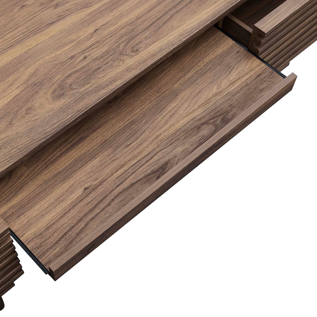 Render Office Desk - Walnut