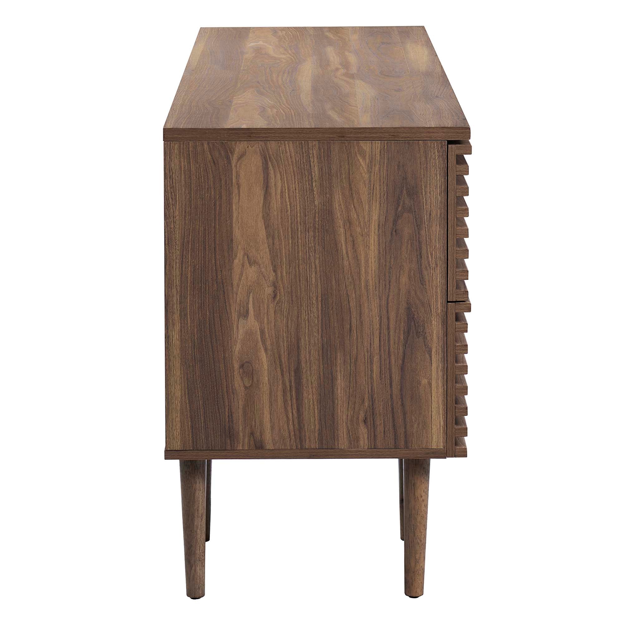 Render Office Desk - Walnut