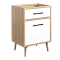 Maverick 24" Bathroom Vanity Cabinet Sink Basin Not Included - Oak White