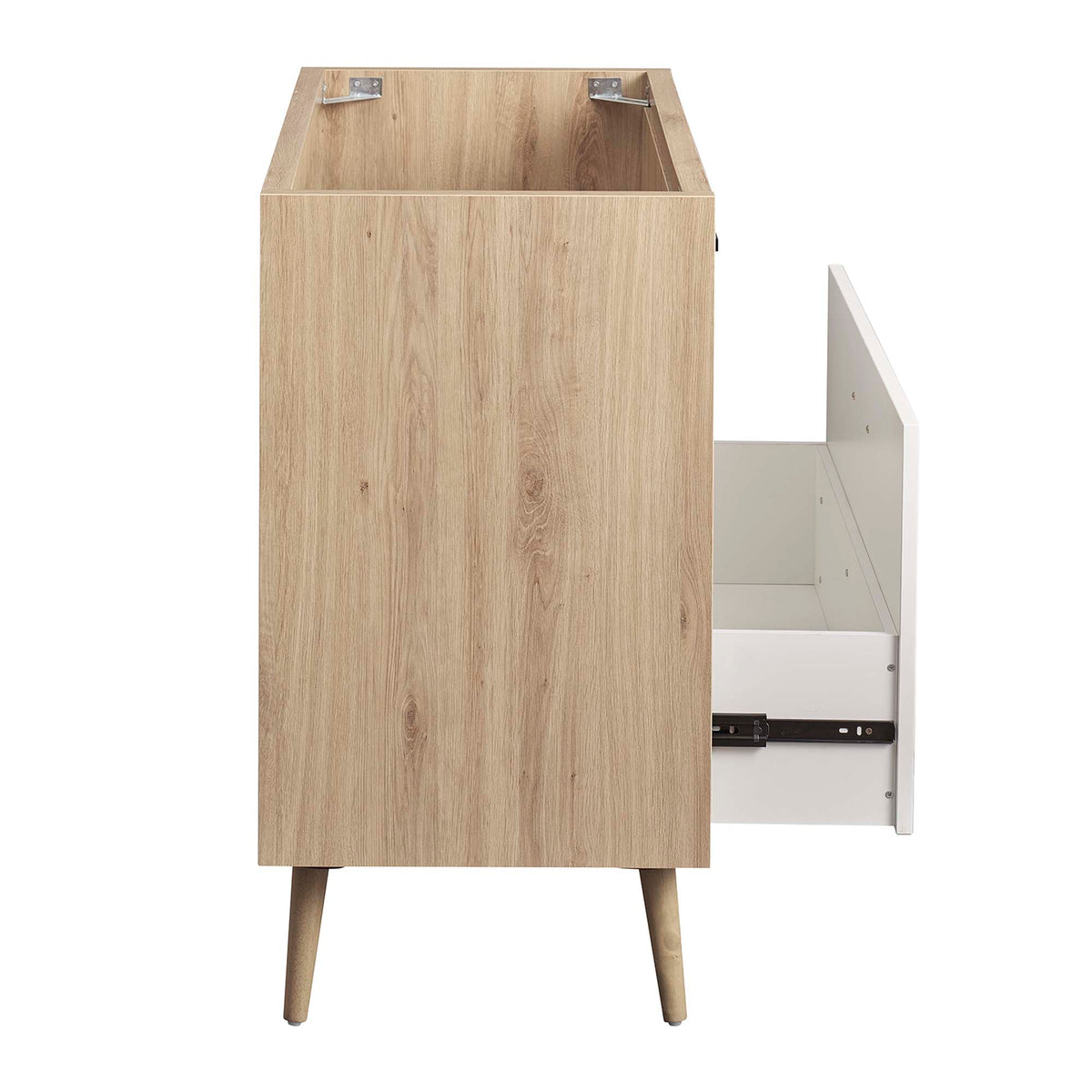 Maverick 36" Bathroom Vanity Cabinet Sink Basin Not Included - Oak White