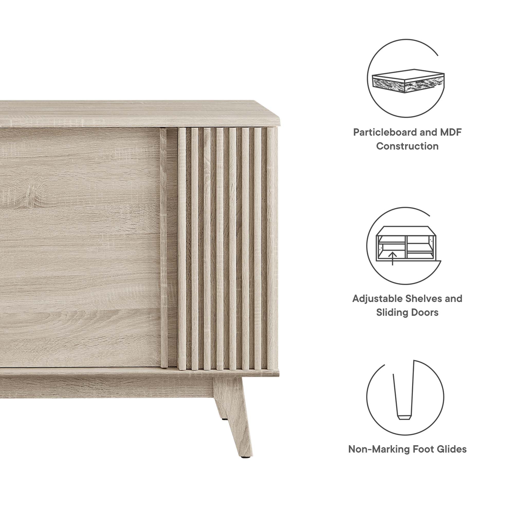 Eudora Sideboard - Oak
