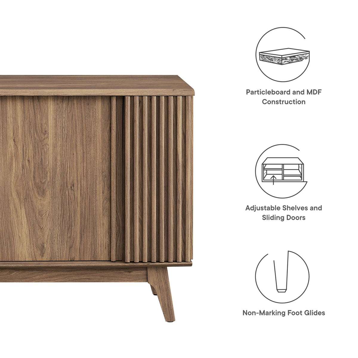 Eudora Sideboard - Walnut