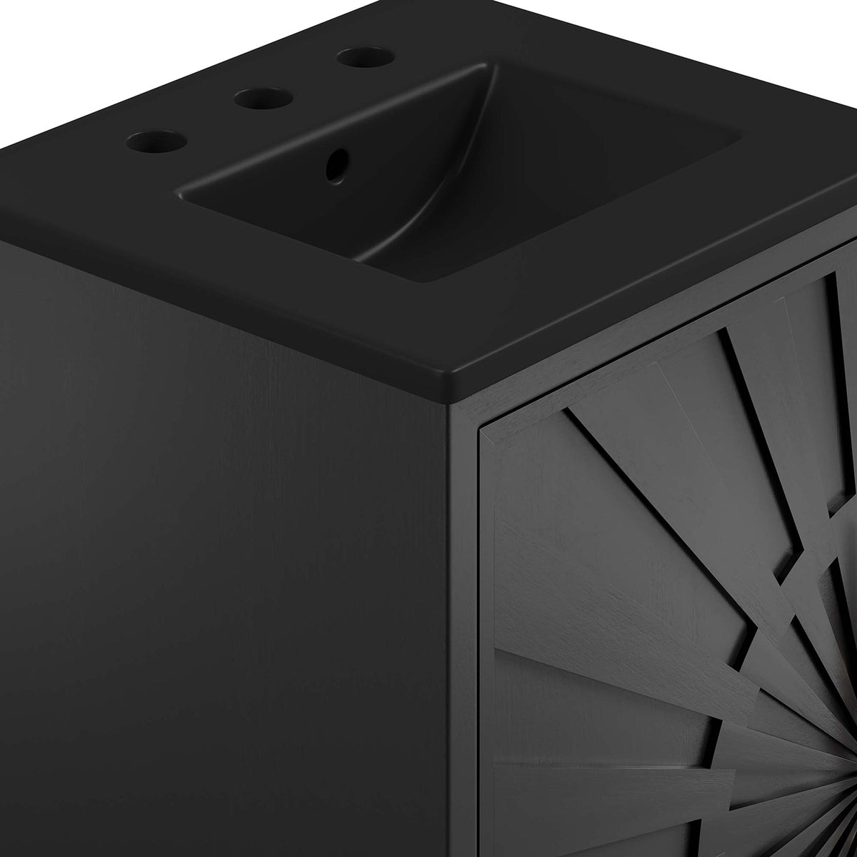 Awaken 18" Bathroom Vanity - Black Black