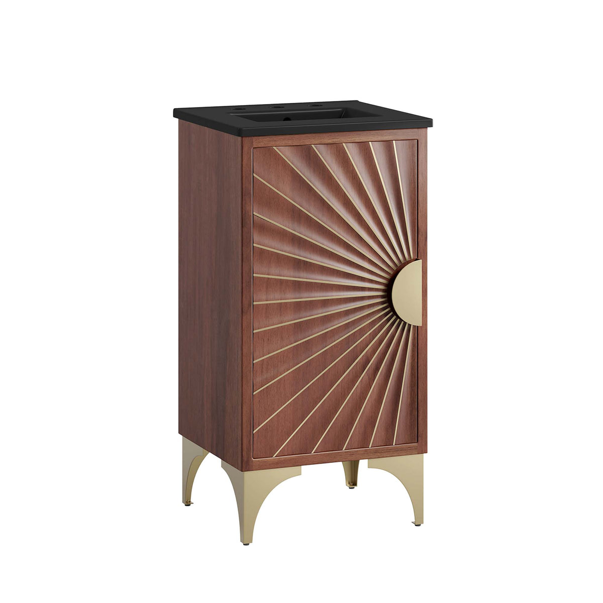 Daylight 18" Bathroom Vanity - Black Walnut
