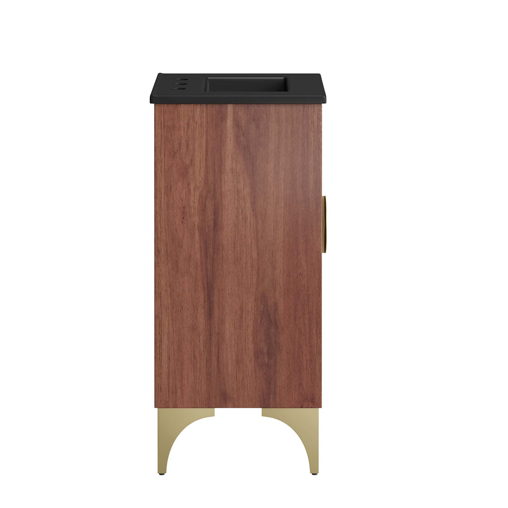 Daylight 18" Bathroom Vanity - Black Walnut
