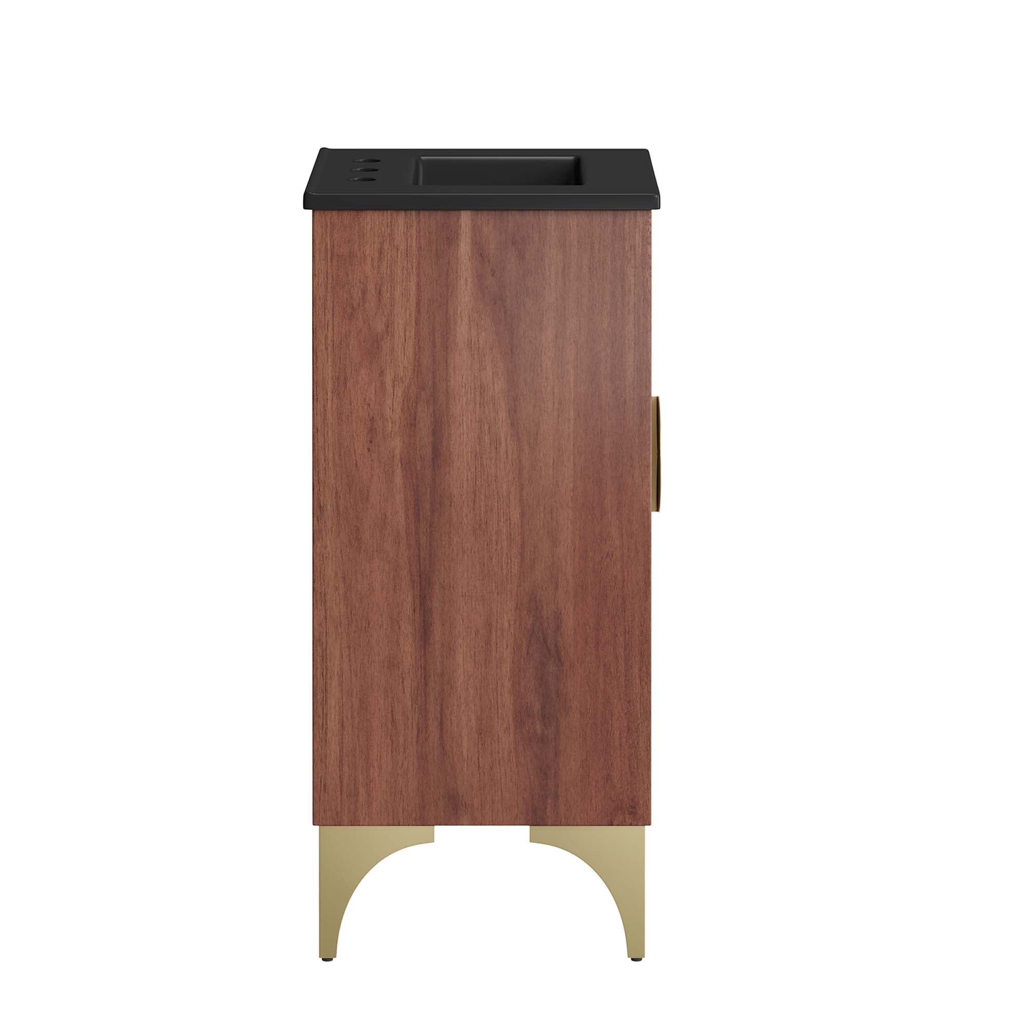 Daylight 18" Bathroom Vanity - Black Walnut
