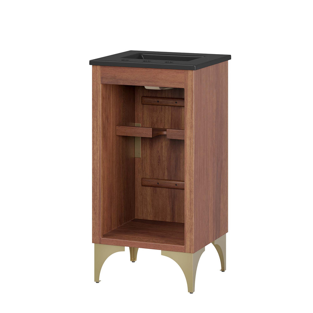 Daylight 18" Bathroom Vanity - Black Walnut