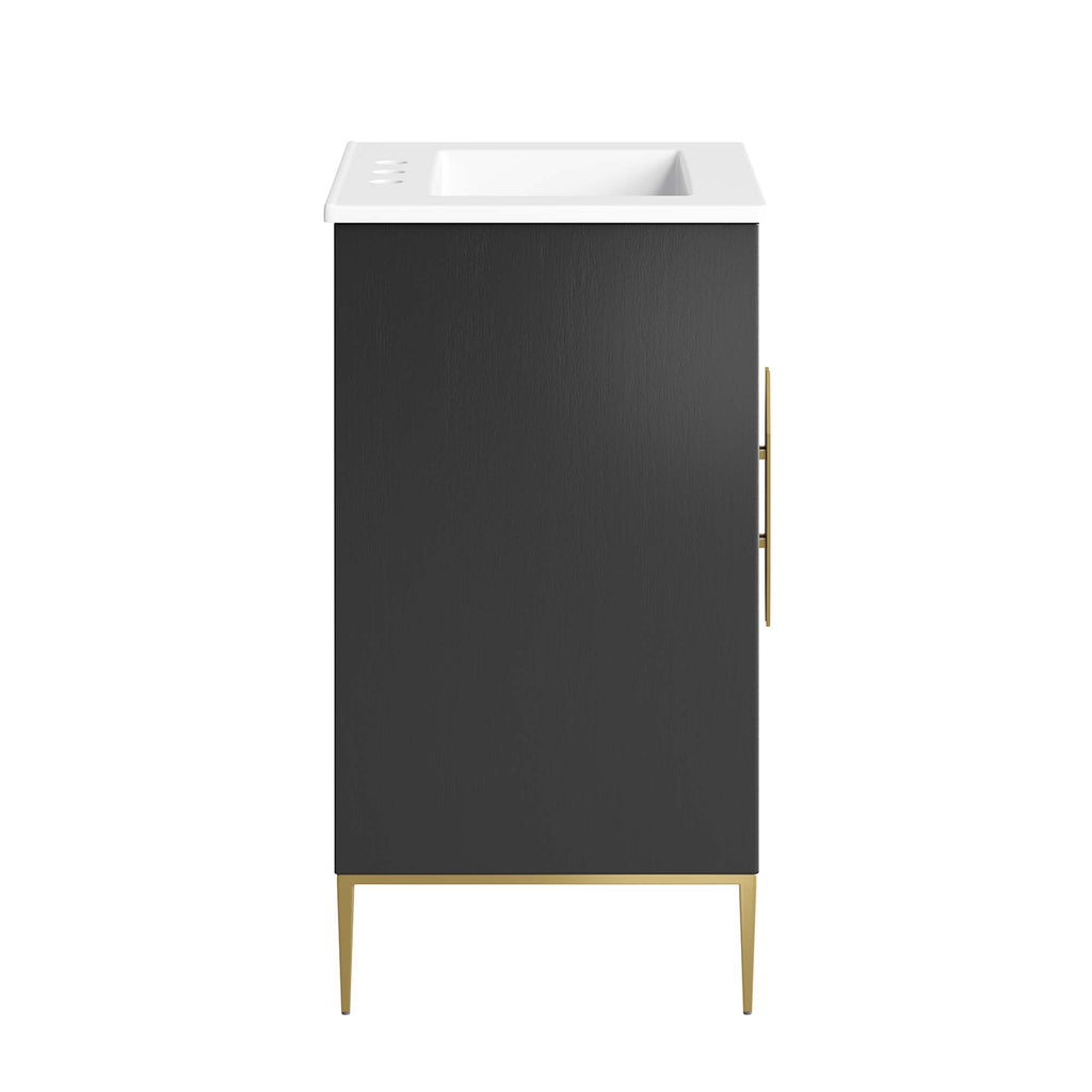 Awaken 24" Bathroom Vanity - White Black (Vanity)