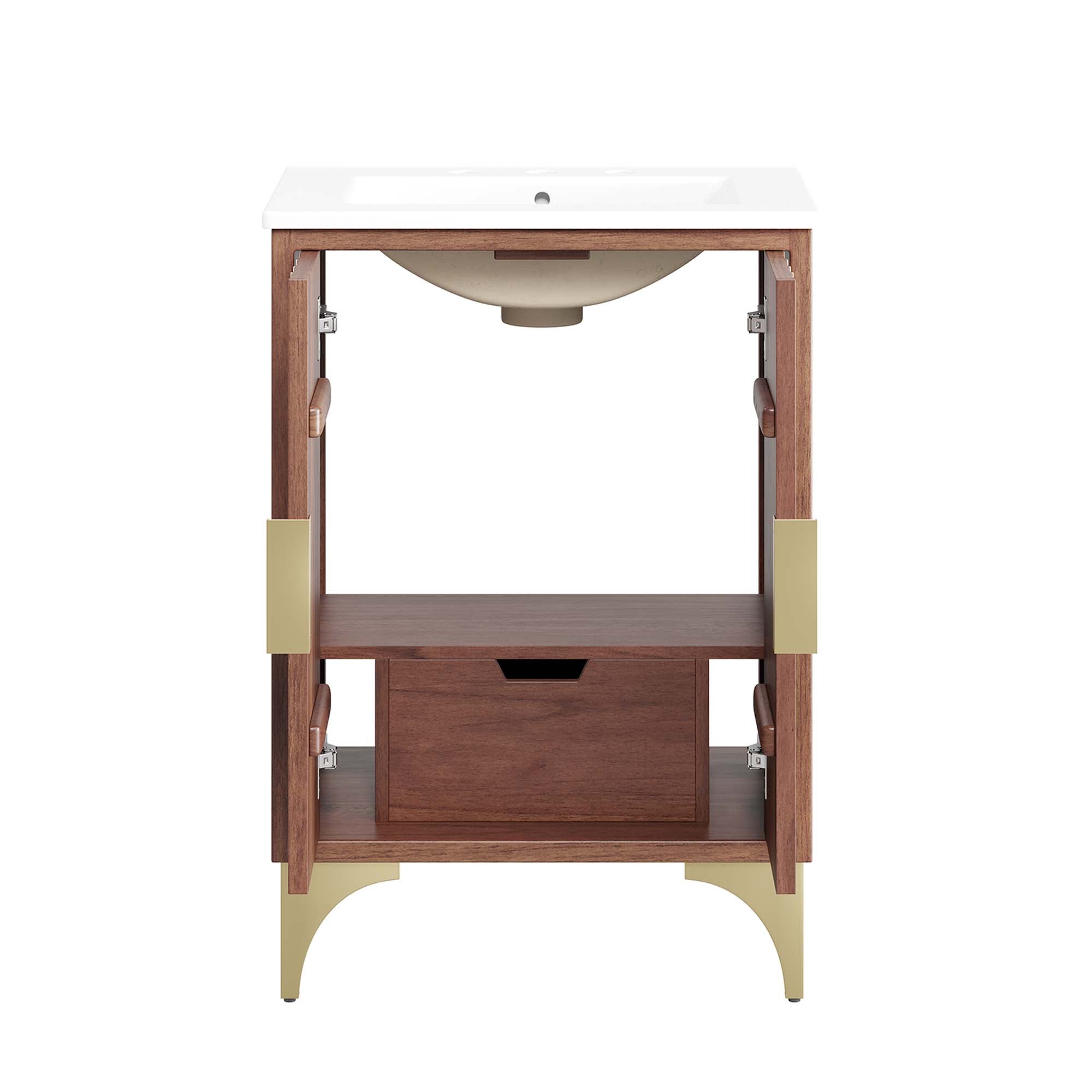 Daylight 24" Bathroom Vanity - White Walnut