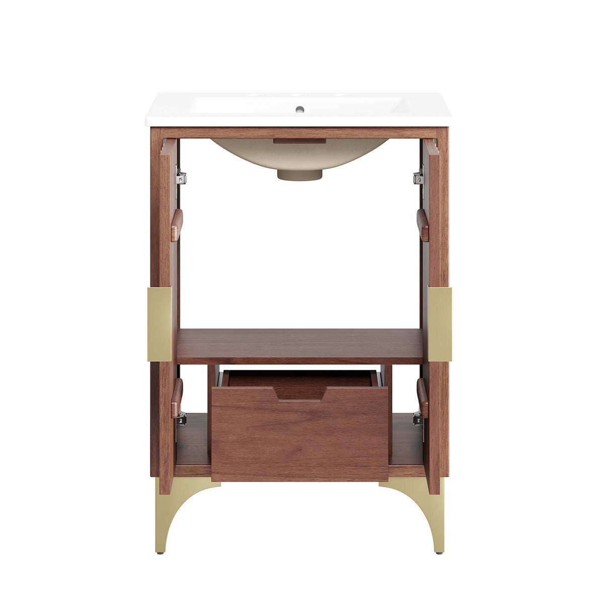 Daylight 24" Bathroom Vanity - White Walnut