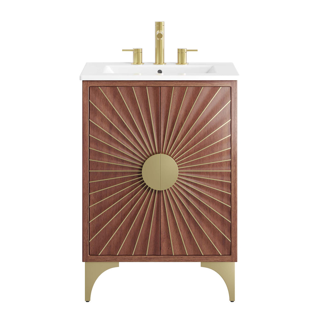 Daylight 24" Bathroom Vanity - White Walnut