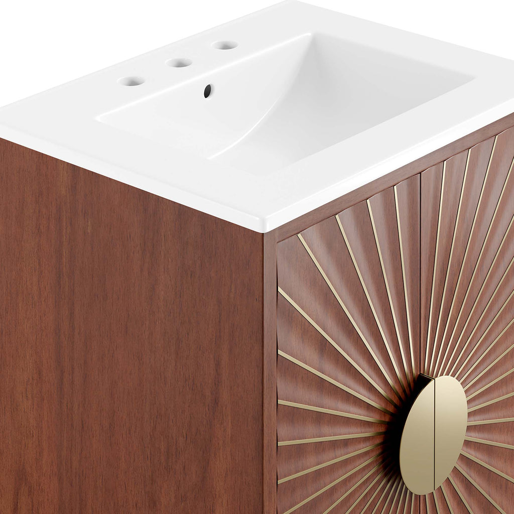 Daylight 24" Bathroom Vanity - White Walnut