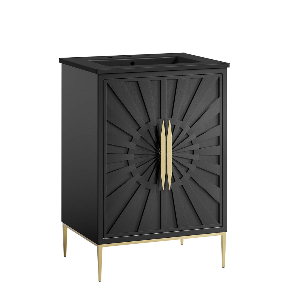 Awaken 24" Bathroom Vanity - Black Black