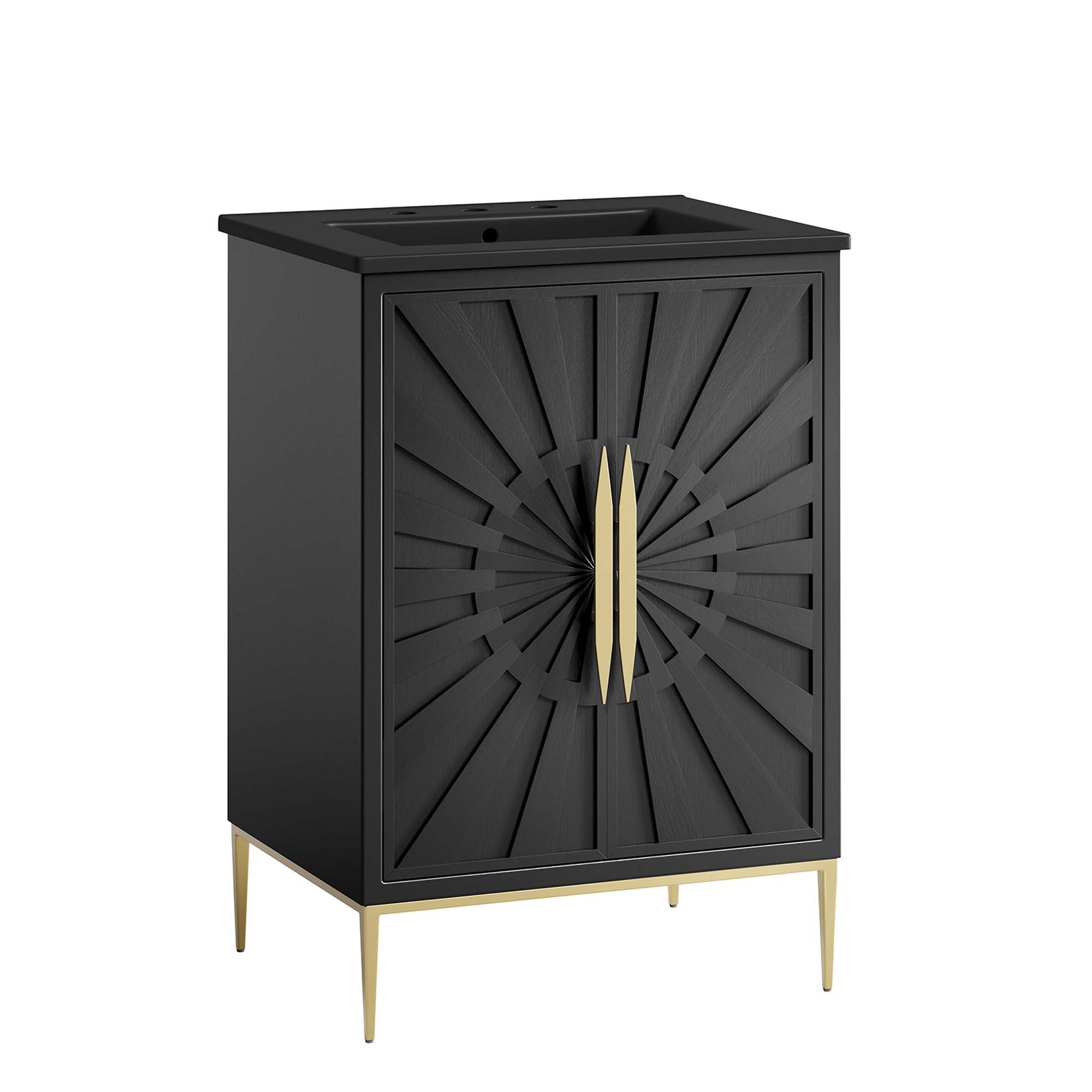 Awaken 24" Bathroom Vanity - Black Black