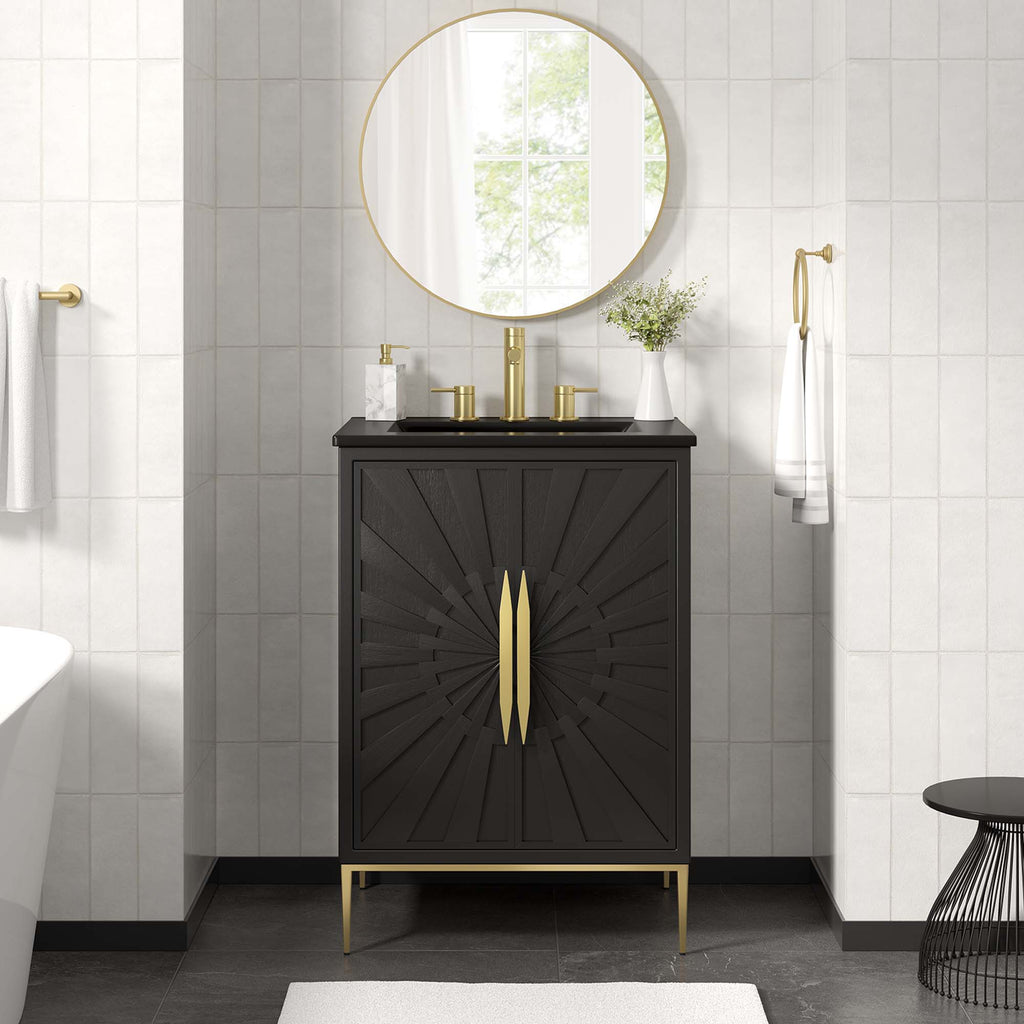 Awaken 24" Bathroom Vanity - Black Black