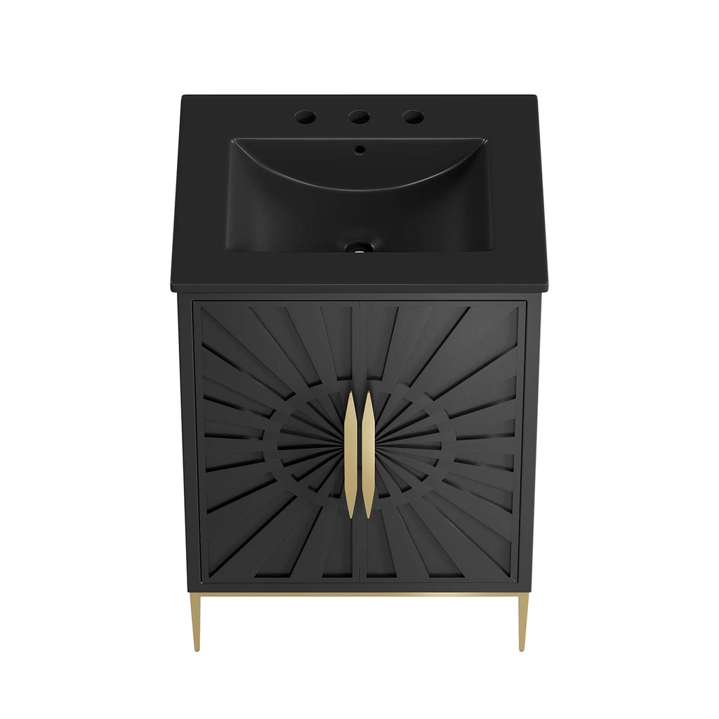 Awaken 24" Bathroom Vanity - Black Black